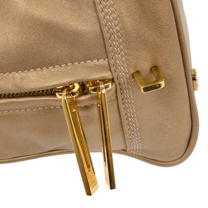 Loewe Gold Lambskin Amazona 28 Handbag