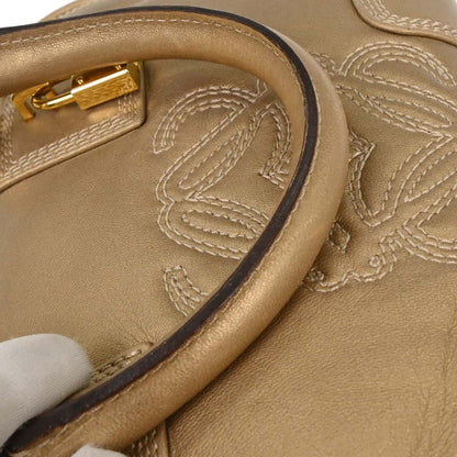 Loewe Gold Lambskin Amazona 28 Handbag