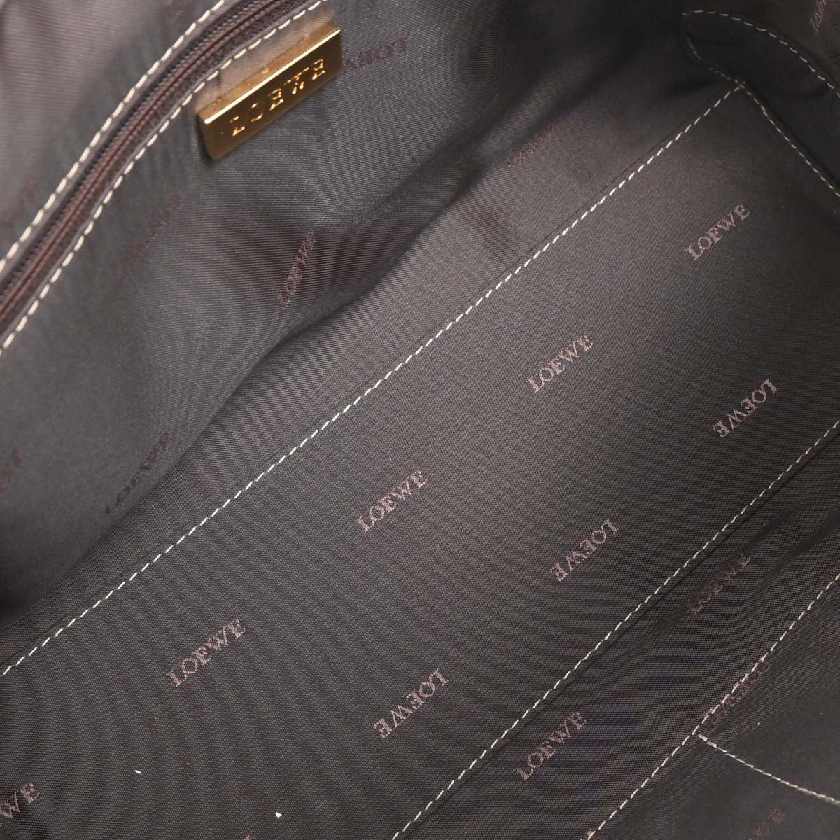 Loewe Gold Lambskin Amazona 28 Handbag