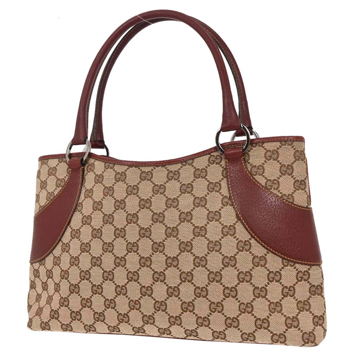 Gucci Brown Bordeaux GG Tote Bag