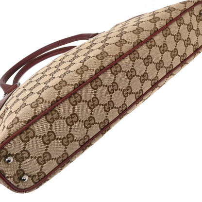 Gucci Brown Bordeaux GG Tote Bag