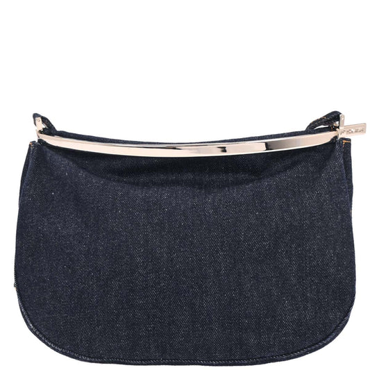 Fendi Navy Denim Shoulder Bag
