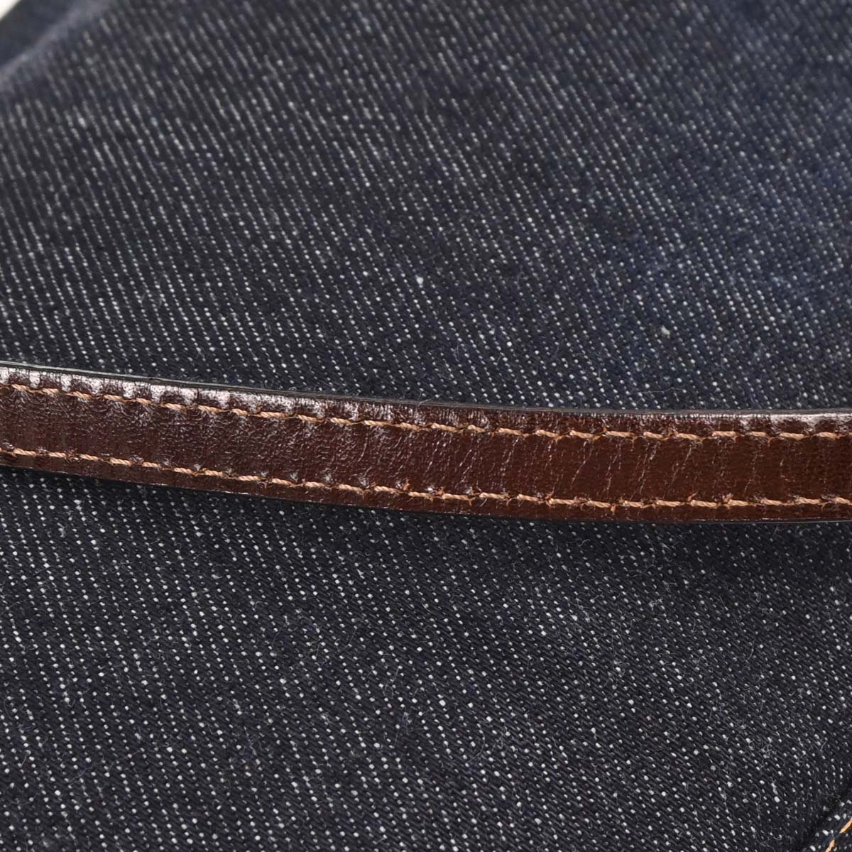 Fendi Navy Denim Shoulder Bag