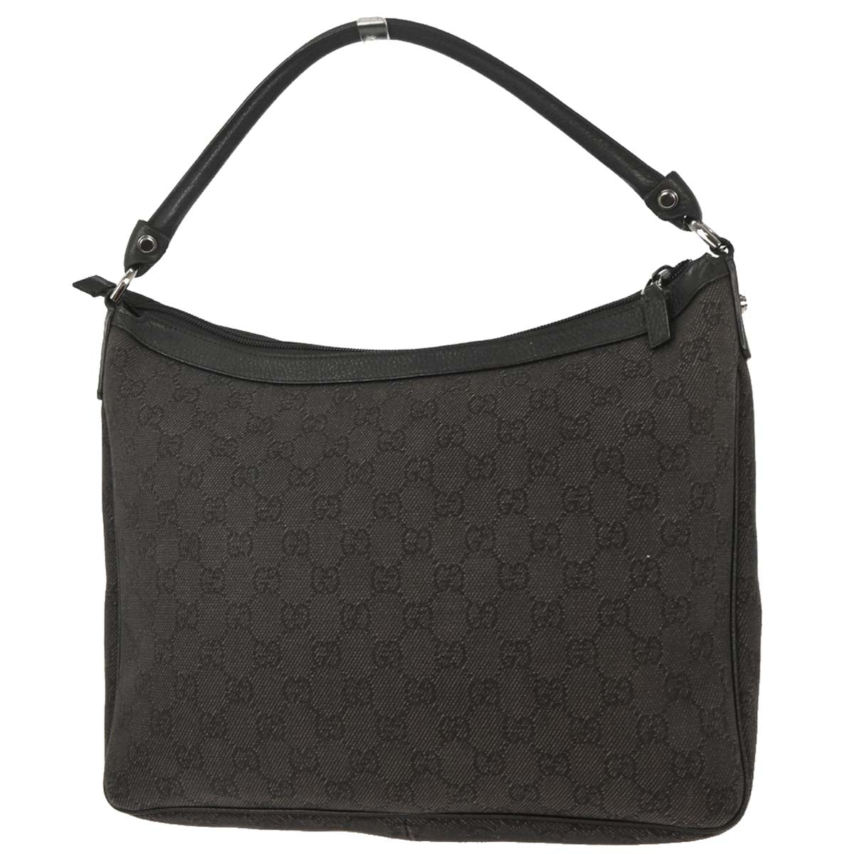 Gucci Dark Gray Black GG Handbag