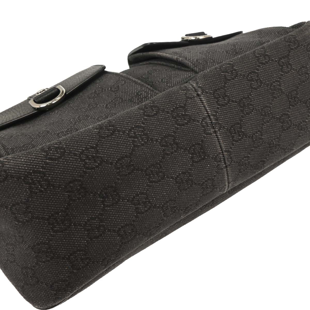 Gucci Dark Gray Black GG Handbag