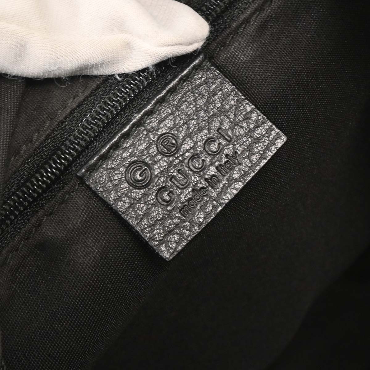 Gucci Dark Gray Black GG Handbag