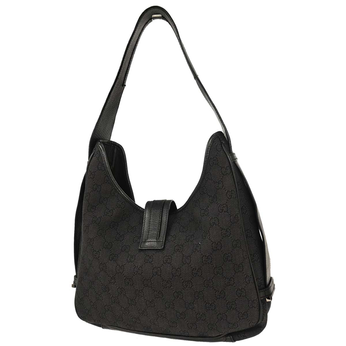 Gucci Dark Gray GG Jackie Shoulder Bag
