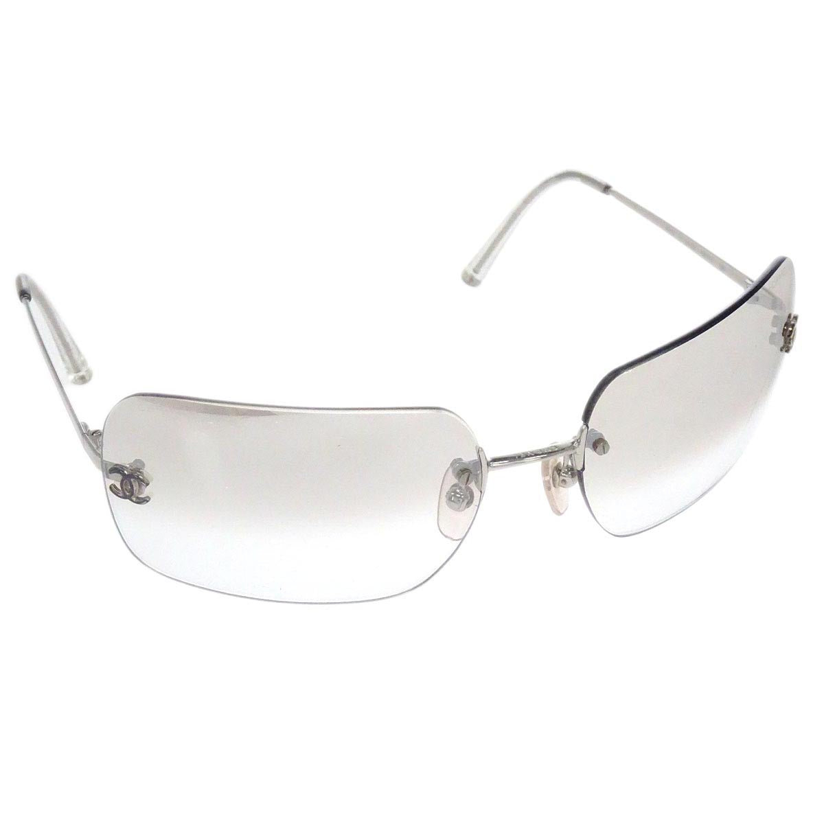 Chanel Sunglasses Eyewear Gray Small Good
