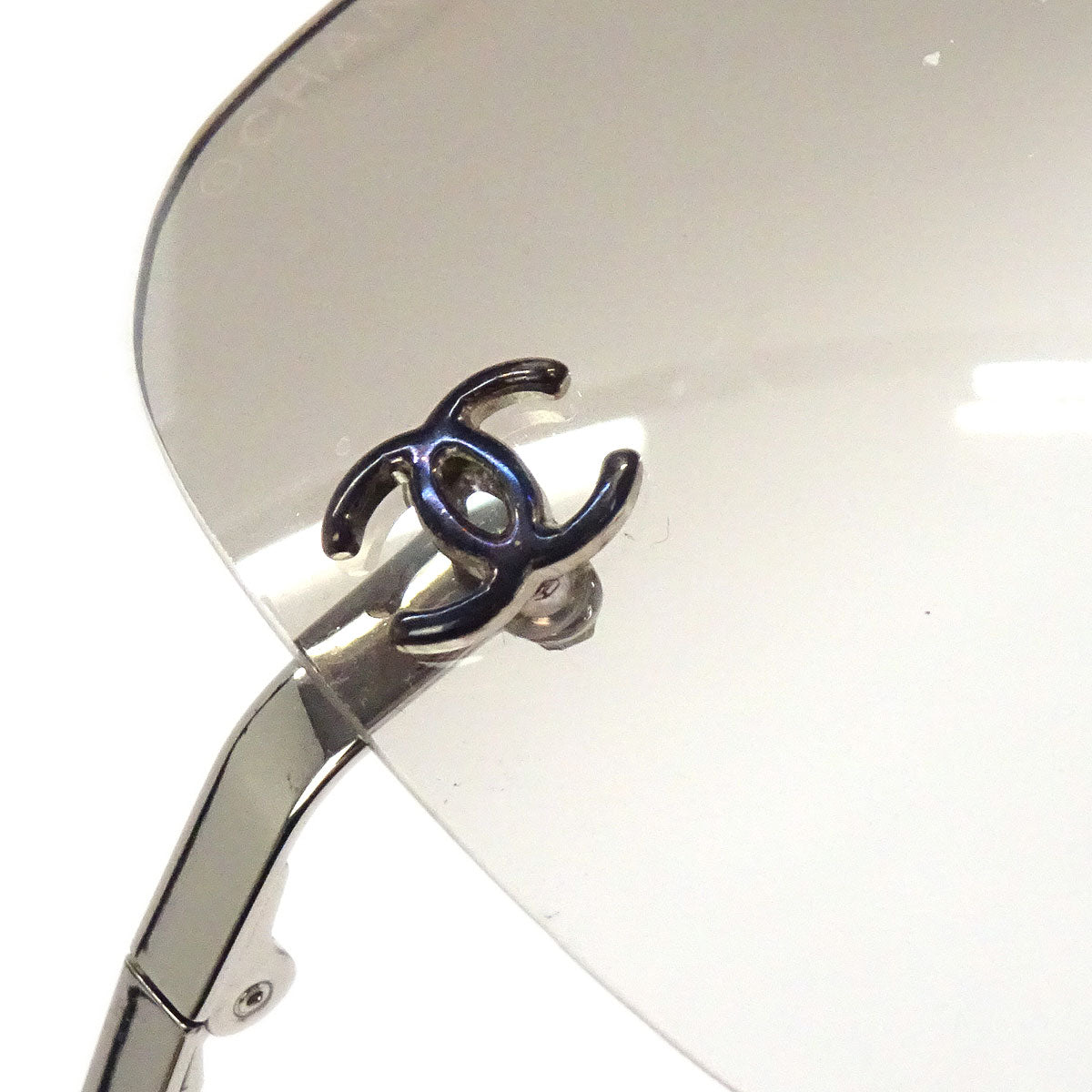 Chanel Sunglasses Eyewear Gray Small Good