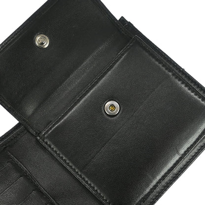 Chanel 2002-2003 Black Nylon New Travel Line Bifold Wallet