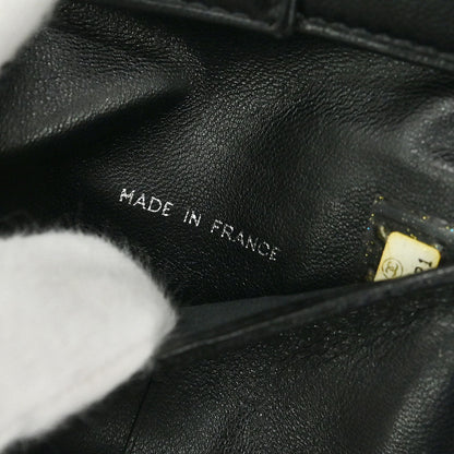 Chanel 2002-2003 Black Nylon New Travel Line Bifold Wallet