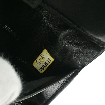 Chanel 2002-2003 Black Nylon New Travel Line Bifold Wallet