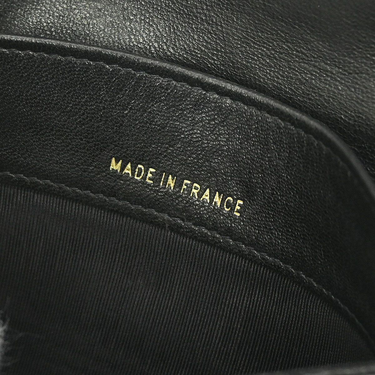 Chanel Black Lambskin Bicolore Wallet Coin Purse