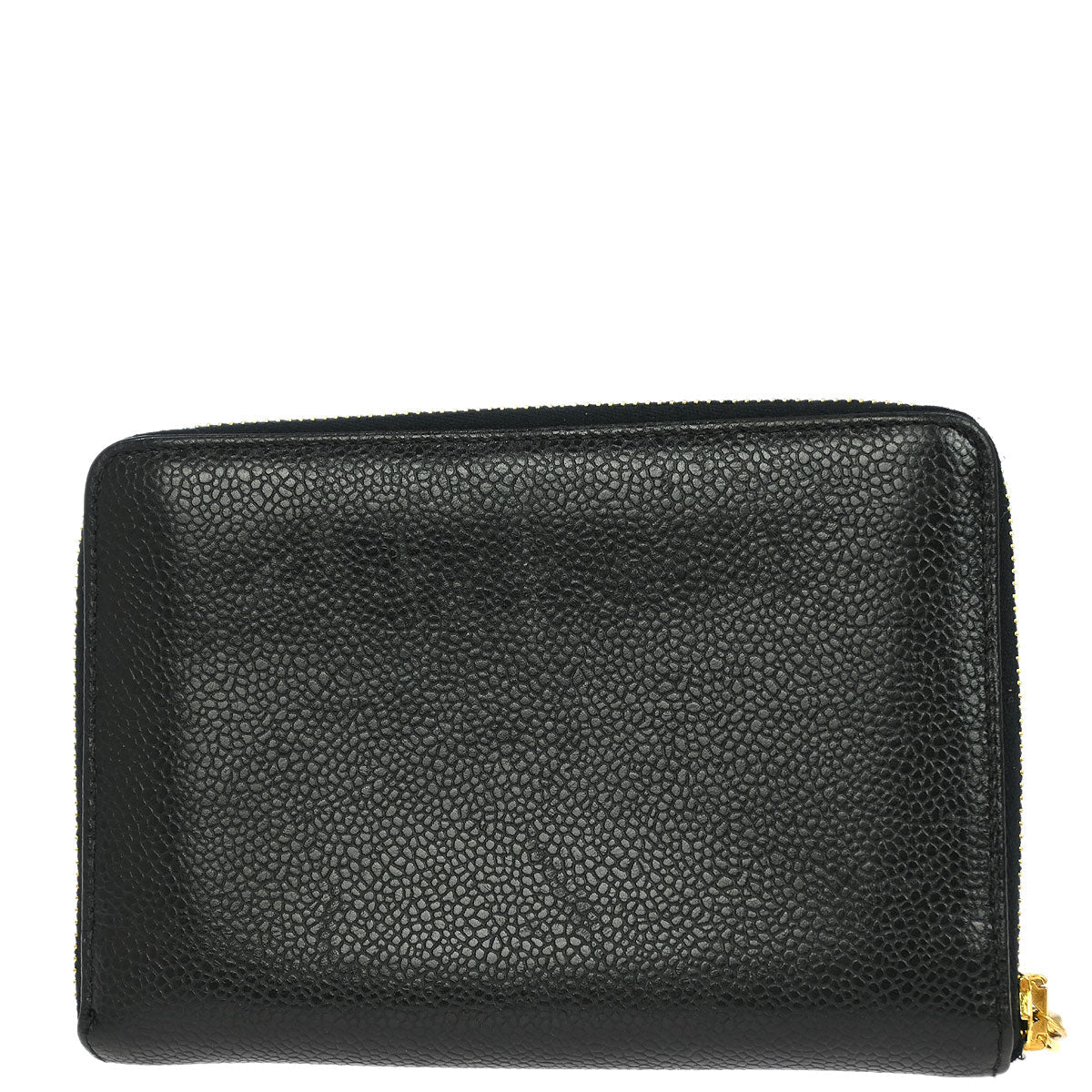 Chanel 1997-1999 Black Caviar Wallet Purse