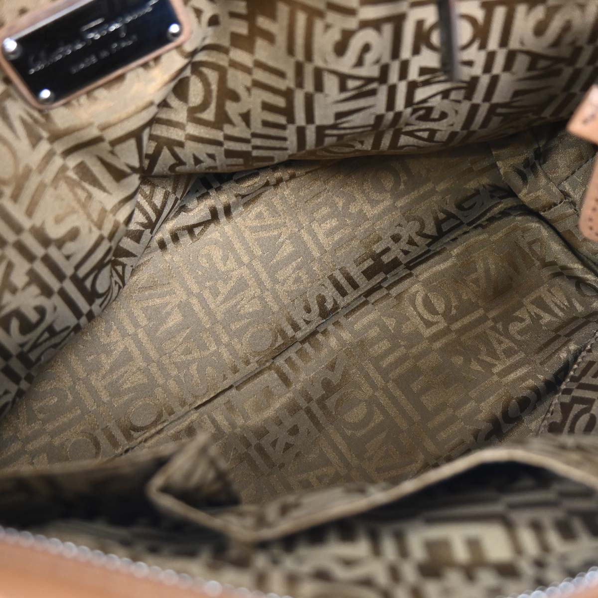 Salvatore Ferragamo Brown Sofia Gancini 2way Shoulder Handbag