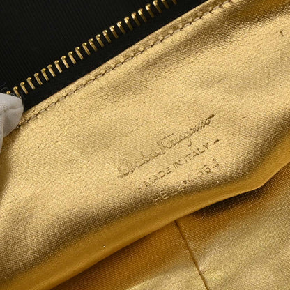 Salvatore Ferragamo Black Vara Bow 2way Shoulder Handbag