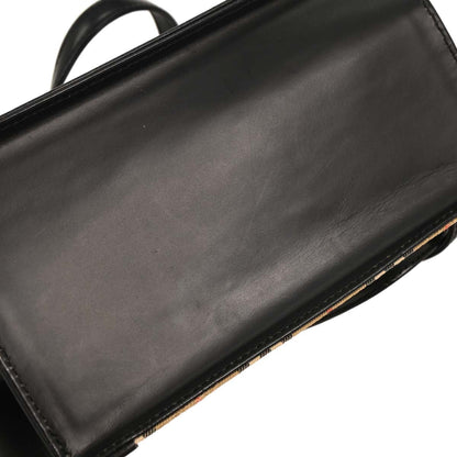 Burberrys Beige Black Burberry Check Handbag