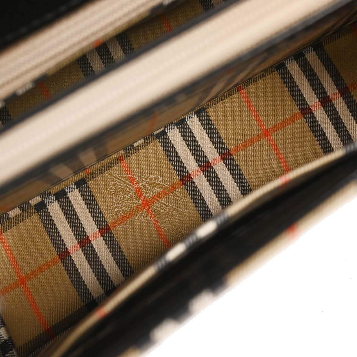 Burberrys Beige Black Burberry Check Handbag