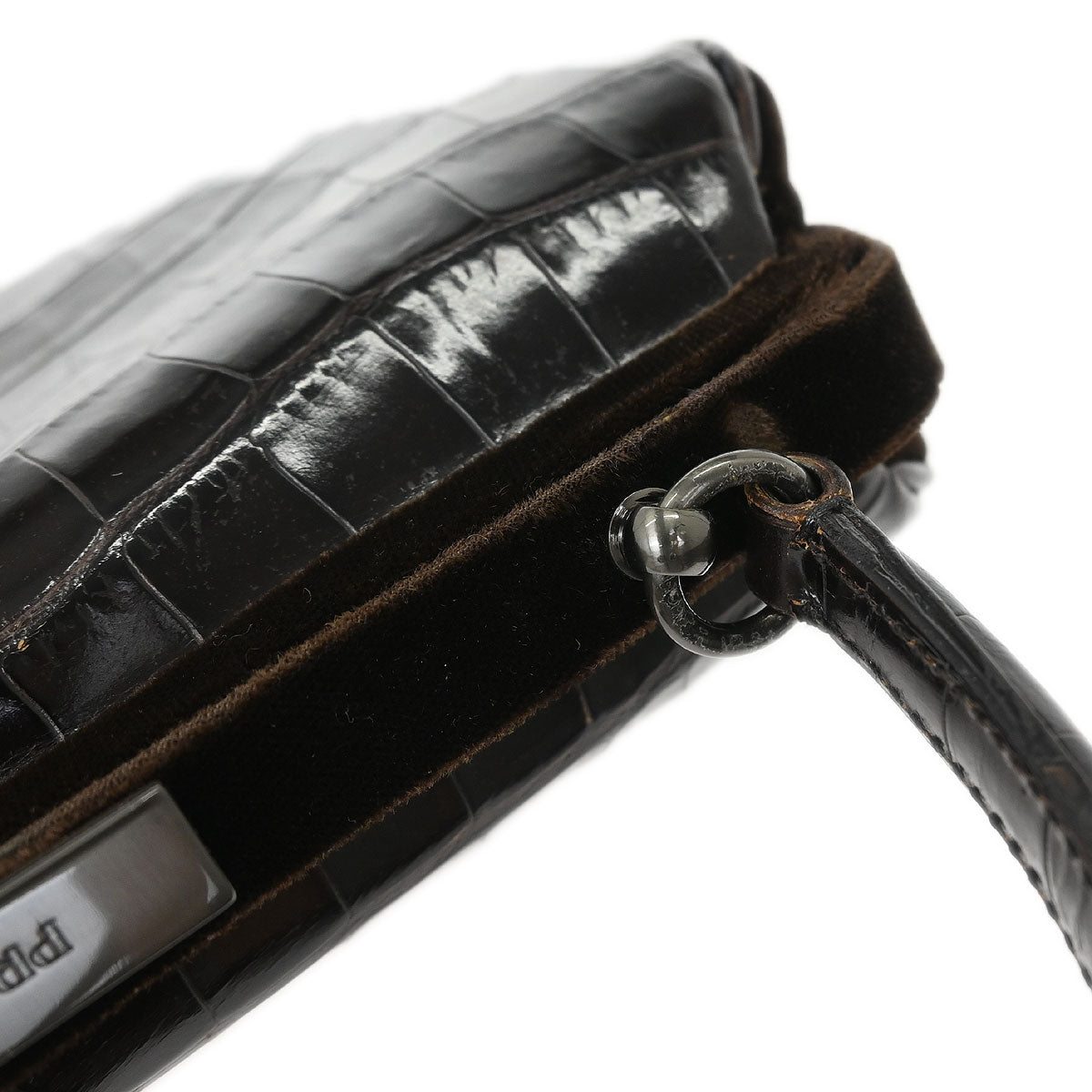 Prada * Brown Leather Velvet Handbag