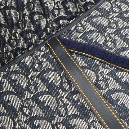 Christian Dior Navy Trotter Double Saddle Handbag