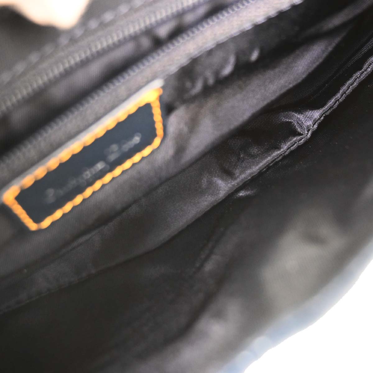 Christian Dior Navy Trotter Double Saddle Handbag