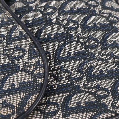 Christian Dior Navy Trotter Double Saddle Handbag