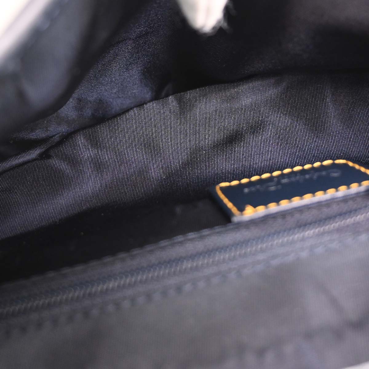 Christian Dior Navy Trotter Double Saddle Handbag