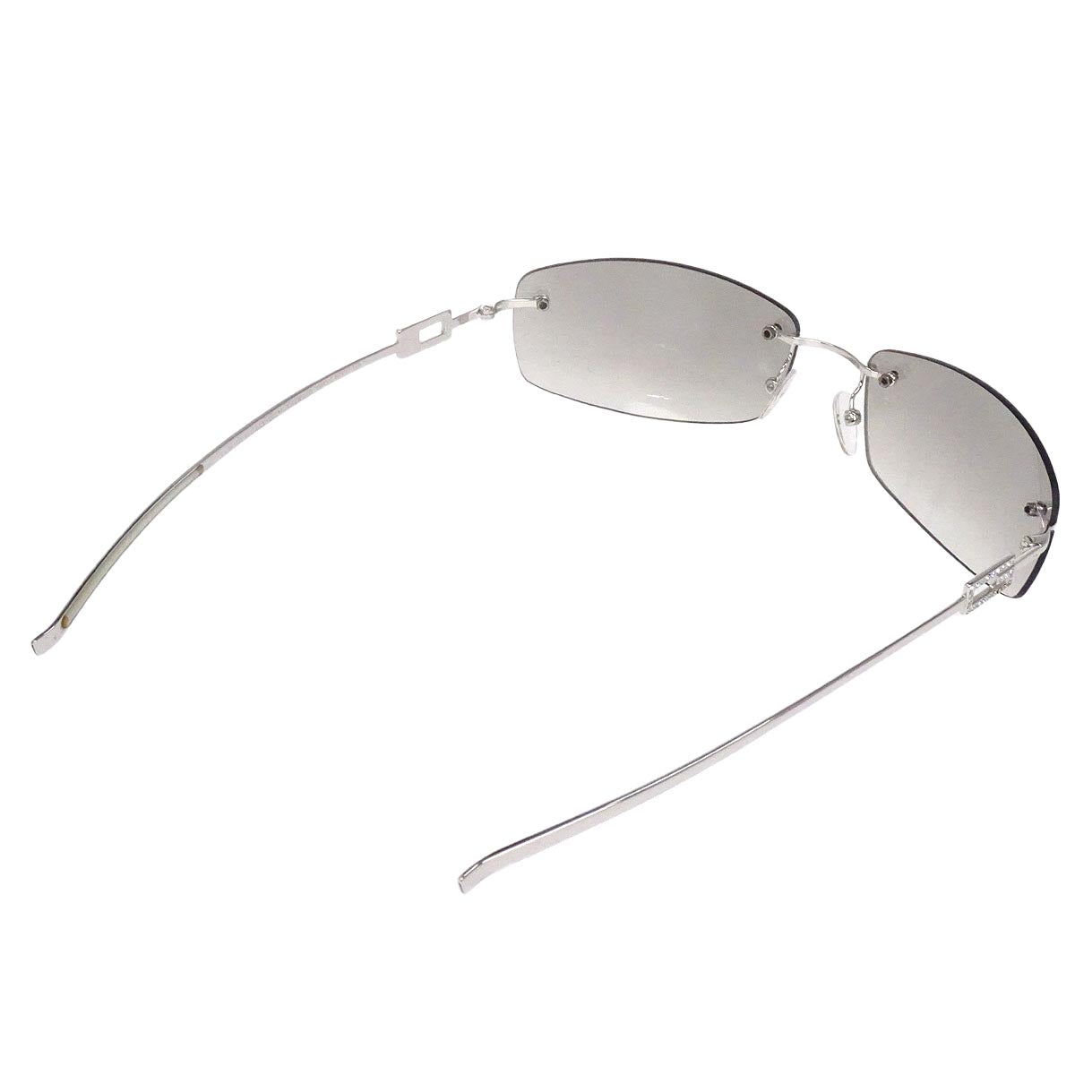 Gucci Sunglasses Eyewear Gray Rhinestone Small Good
