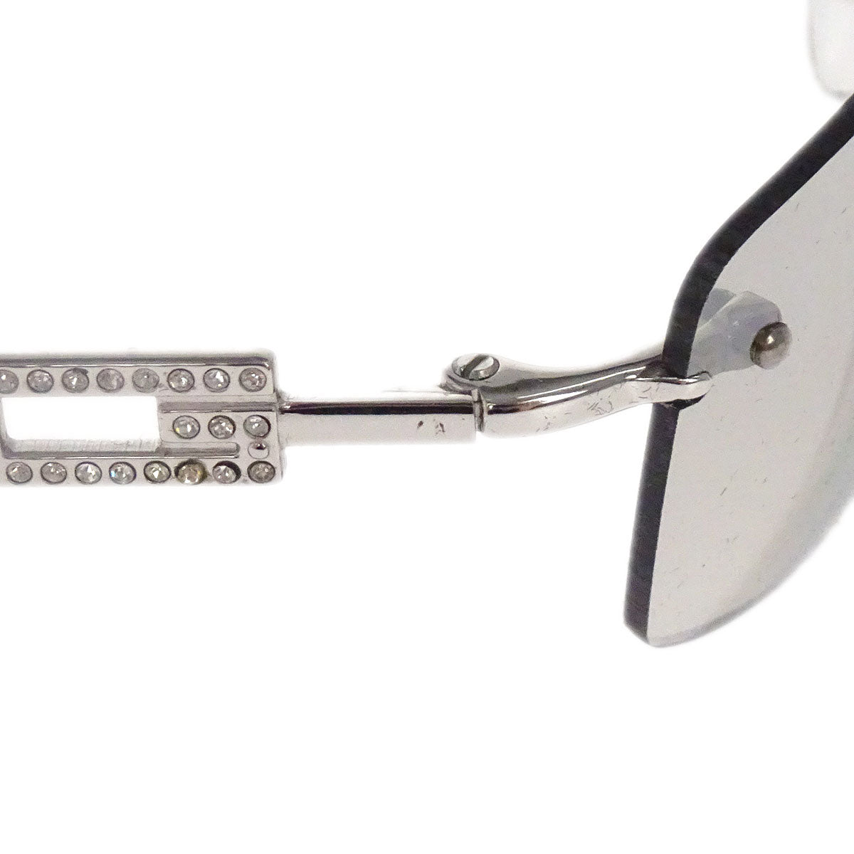 Gucci Sunglasses Eyewear Gray Rhinestone Small Good