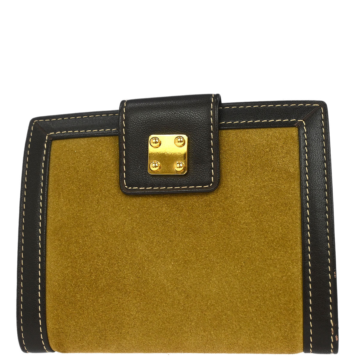Loewe Beige Suede Wallet