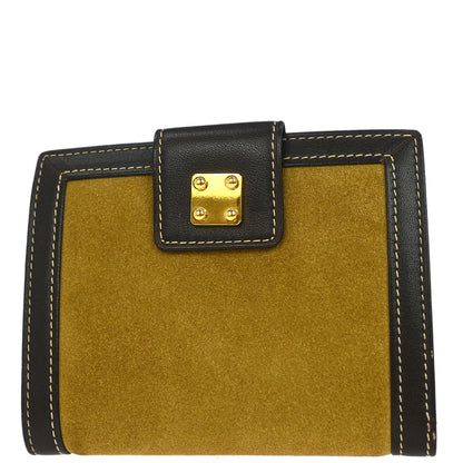 Loewe Beige Suede Wallet