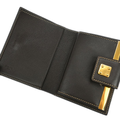 Loewe Beige Suede Wallet