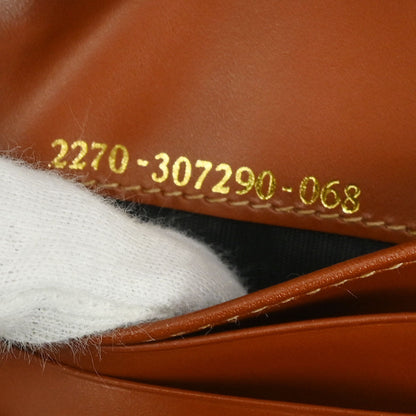 Fendi Black Brown Pequin Wallet