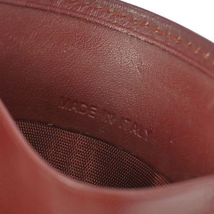 Cartier Bordeaux Leather Cardholder Small Good