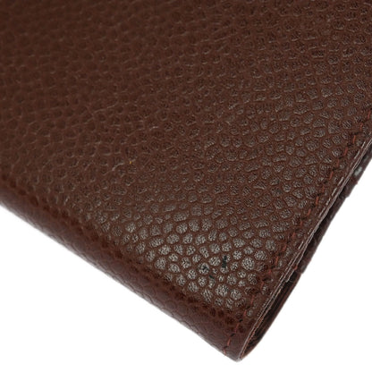 Chanel 1997-1999 Brown Caviar Note Book Cover Small Good
