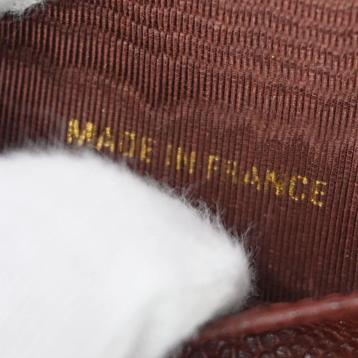 Chanel 1997-1999 Brown Caviar Note Book Cover Small Good