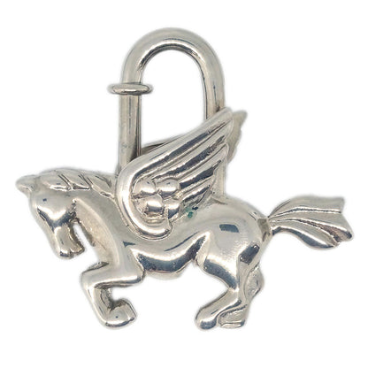 Hermes 1993 Le Cheval Pegasus Cadena Silver Small Good