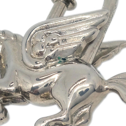 Hermes 1993 Le Cheval Pegasus Cadena Silver Small Good