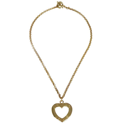 Celine Gold Chain Pendant Necklace