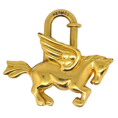 Hermes 1993 Le Cheval Pegasus Cadena Gold Small Good