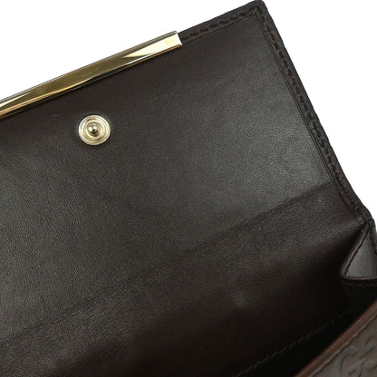 Gucci Brown Guccissima Leather GG Wallet