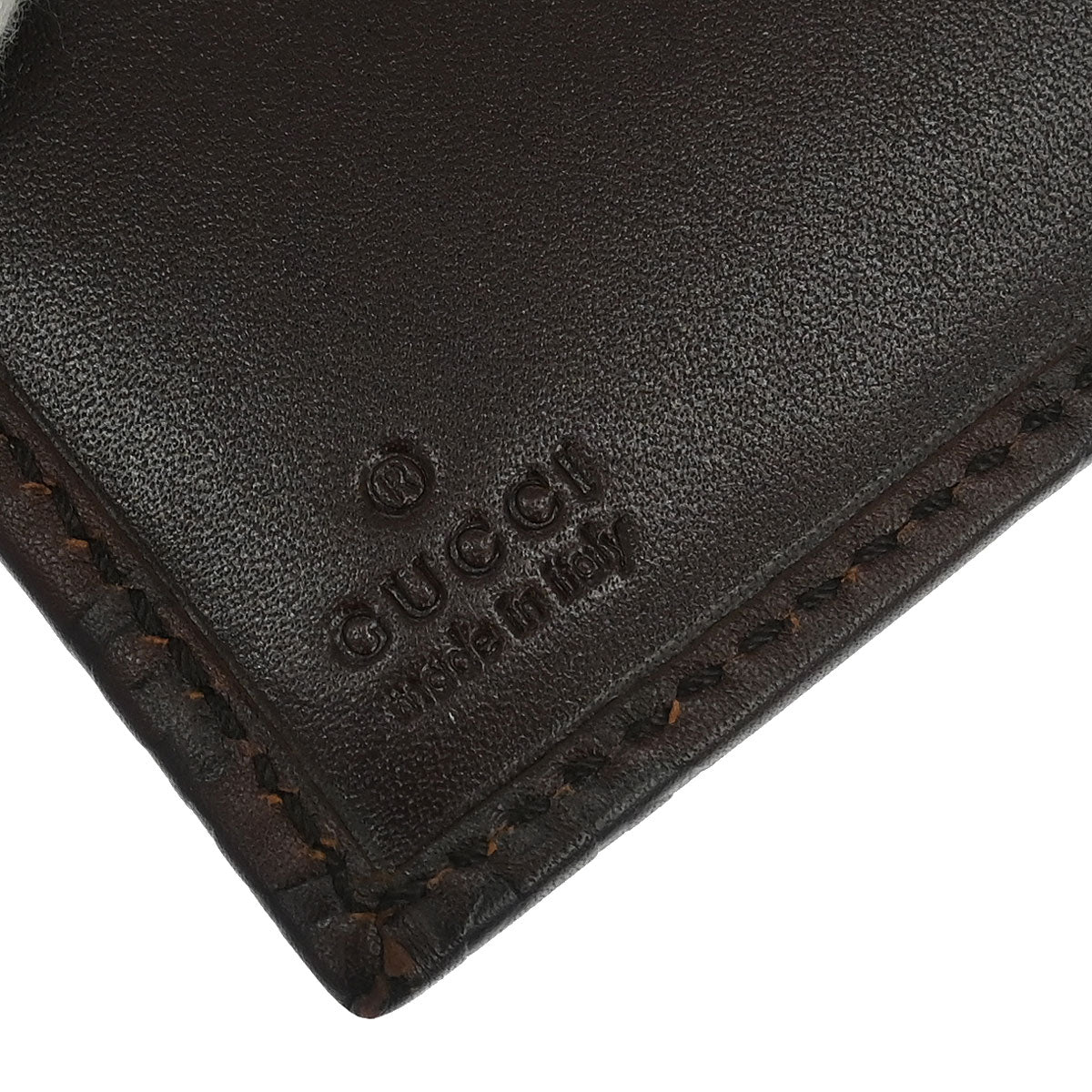 Gucci Brown Guccissima Leather GG Wallet