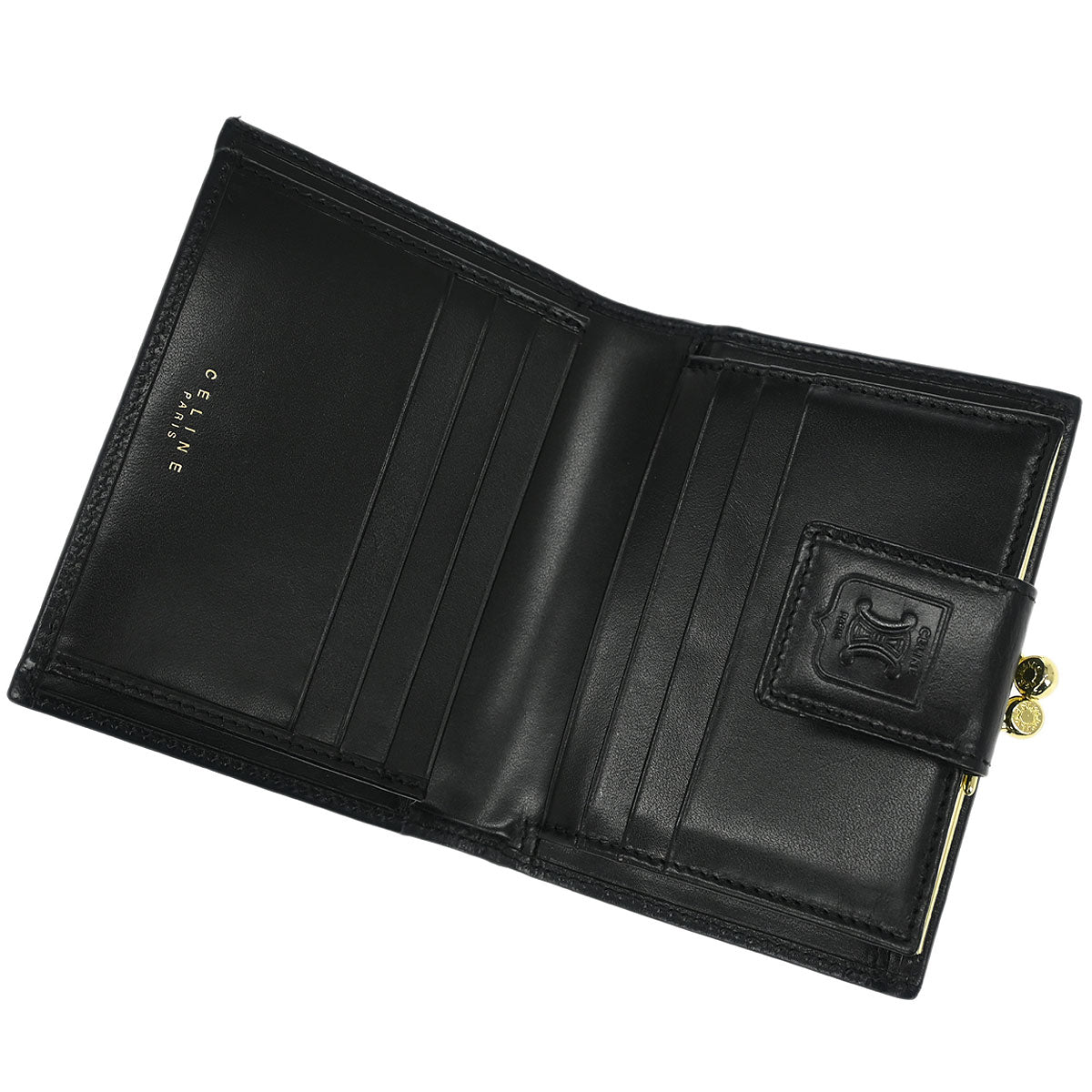 Celine Black PVC Macadam Wallet