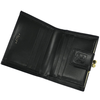 Celine Black PVC Macadam Wallet