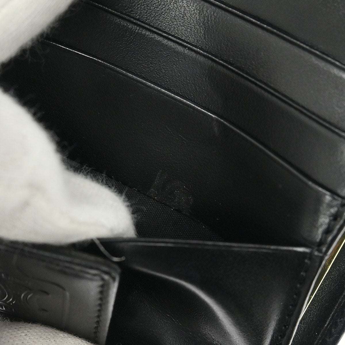 Celine Black PVC Macadam Wallet