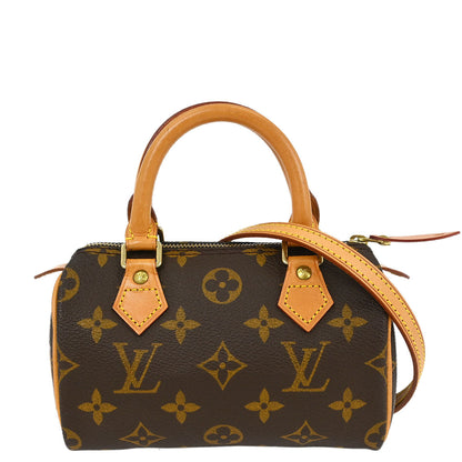 Louis Vuitton Monogram Mini Speedy 2way Shoulder Handbag M41534