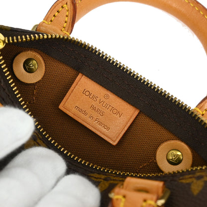 Louis Vuitton Monogram Mini Speedy 2way Shoulder Handbag M41534