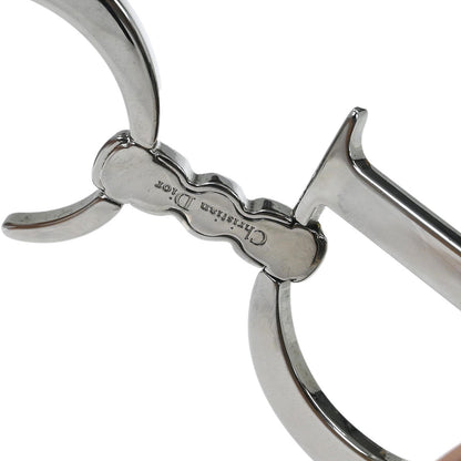 Christian Dior Gray Pink Denim Saddle Handbag