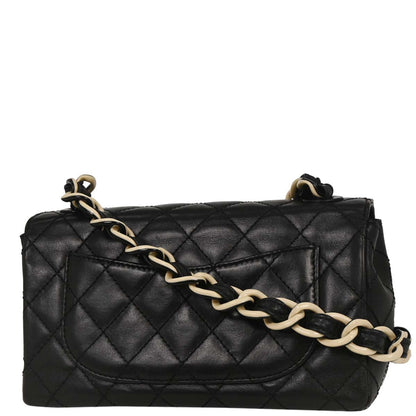 Chanel Black Lambskin Shoulder Bag