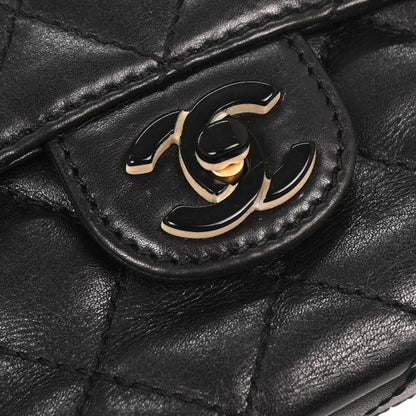 Chanel Black Lambskin Shoulder Bag